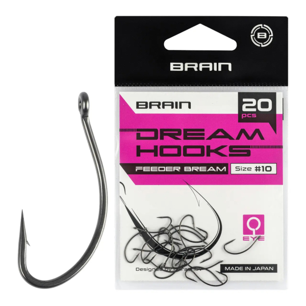 Крючок Brain Dream Hooks Feeder Bream #10 (20шт/уп)