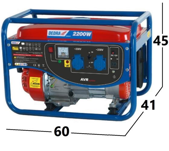 Генератор Dedra DEGB2510