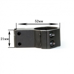 Крепление на оружие для фонаря 30mm Ring Double (Байонет 9 мм)