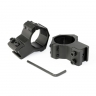 Крепление на оружие для фонаря 30mm Ring Double (Байонет 9 мм)