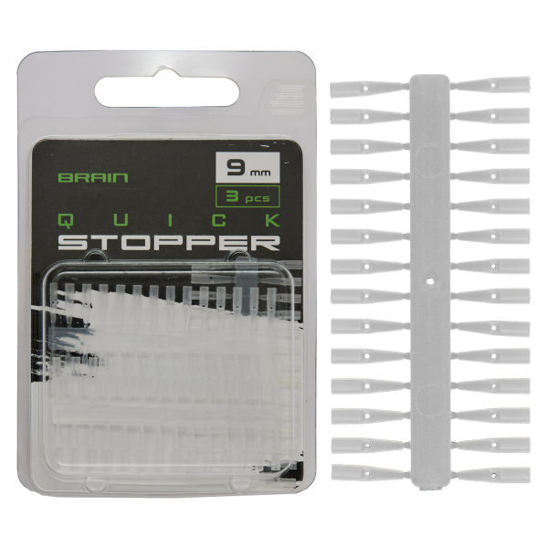 Стопоры для бойлов Brain Quick Stopper 9mm (3 шт/уп) SGXA-9012-9
