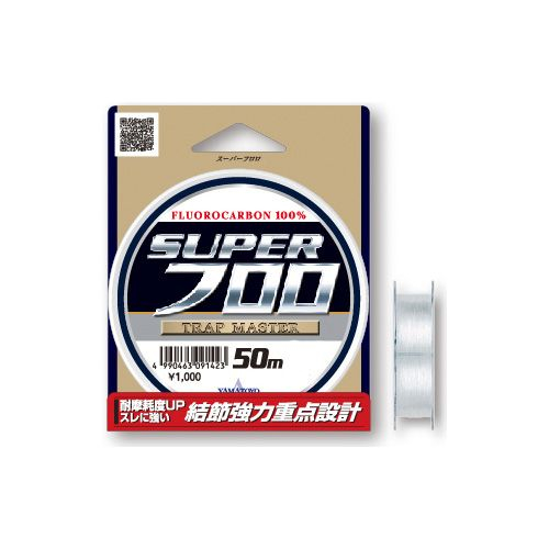 Флюорокарбон Yamatoyo Super Fluoro 50m Trap Master 12lb clear-fluoro