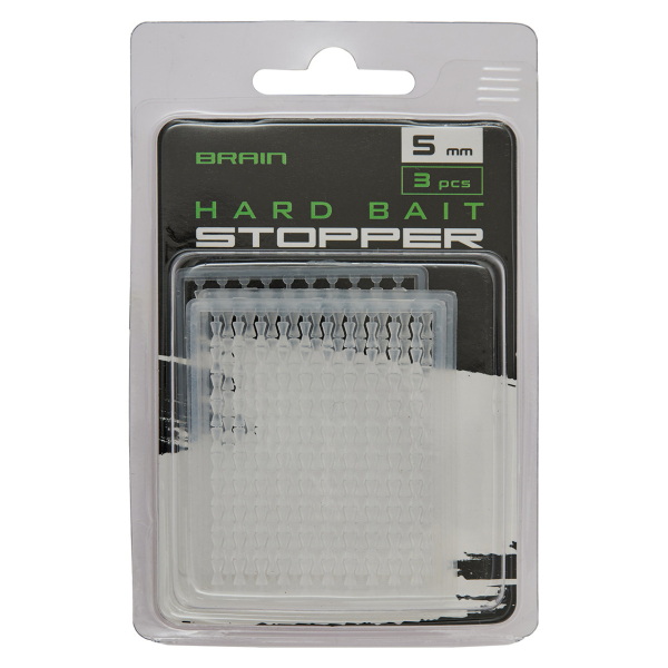 Стопоры для бойлов Brain Hard Bait Stopper 5mm (3 шт/уп) SGXA-1023W