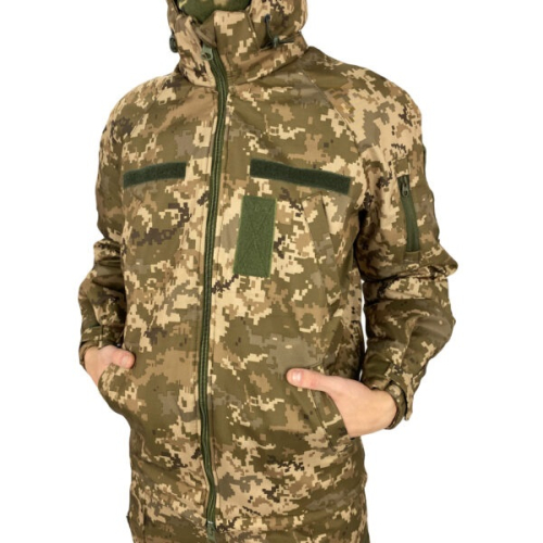 Костюм військовий зимовий softshell піксель (58-4XL) (LE27794XL)