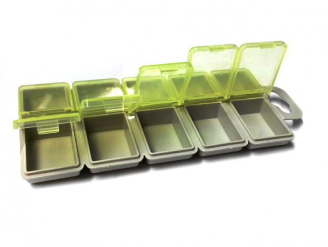 Коробка Aquatech 2310 10 клітинок з кришками 