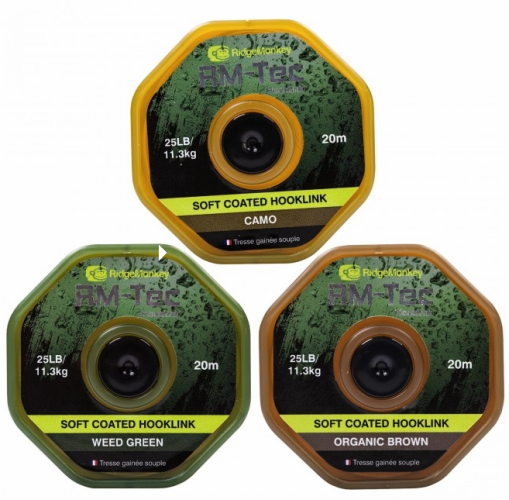 Поводочний матеріал Ridge Monkey RM-Tec Soft Coated Hooklink 20м