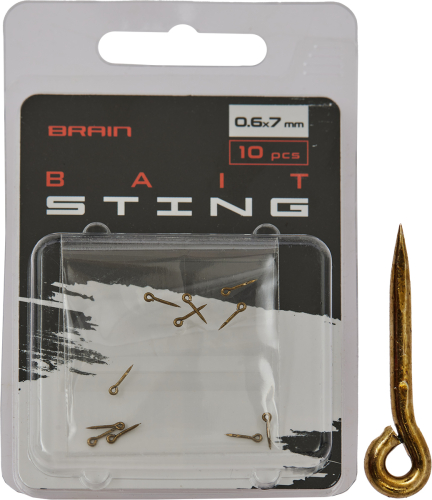 Стопоры для бойлов Brain Bait Sting 0.6x7mm (10 шт/уп) SGXA-ST02H-4