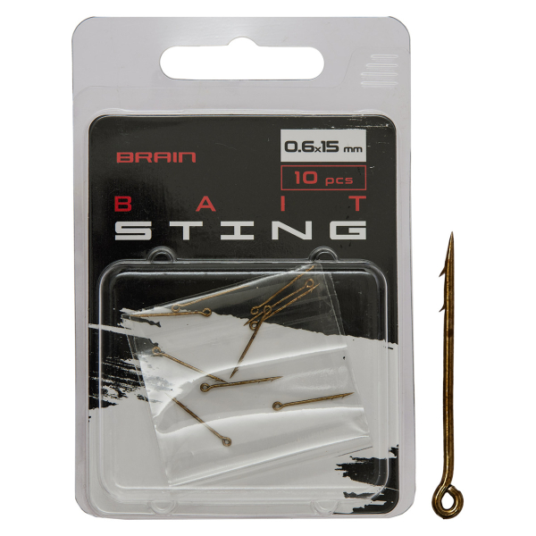 Стопори для бойлів Brain Bait Sting 0.6x15mm (10 шт/уп) SGXA-ST02H-6