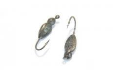 Мормышка вольфрамовая Жук 3мм (Черная)