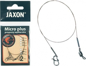 Поводки Jaxon Micro Plus 25см 13кг 2шт