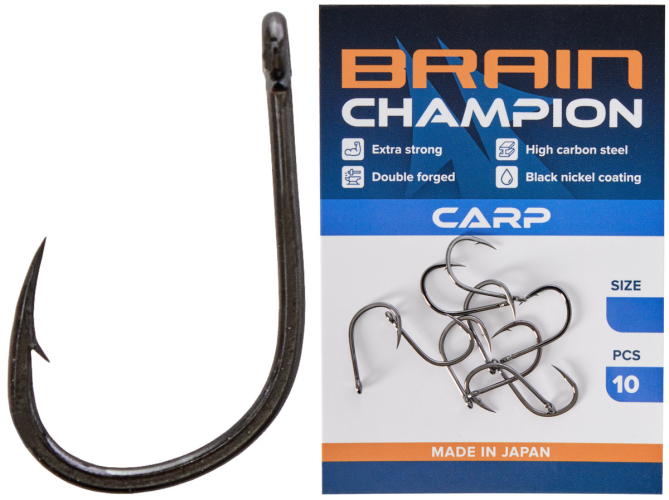 Крючок Brain Champion Carp #6 (10 шт/уп)