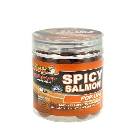 Бойлы Starbaits Spicy Salmon Pop-Up 14мм/80г