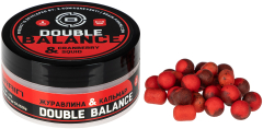 Бойлы Brain Double Balance Cranberry &amp; Squid (клюква + кальмар) 08+06х10mm