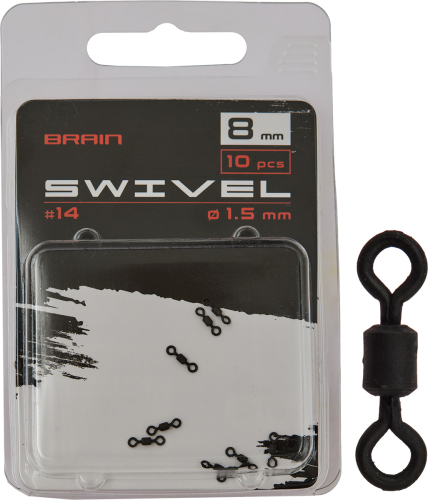 Вертлюжок Brain Swivel #14, 8mm, diam 1.5mm (10 шт/уп) SGCA-8008-14