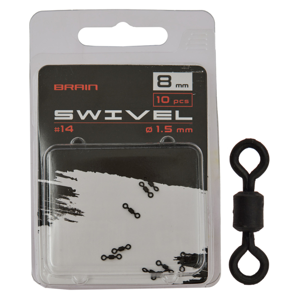 Вертлюжок Brain Swivel #14, 8mm, diam 1.5mm (10 шт/уп) SGCA-8008-14