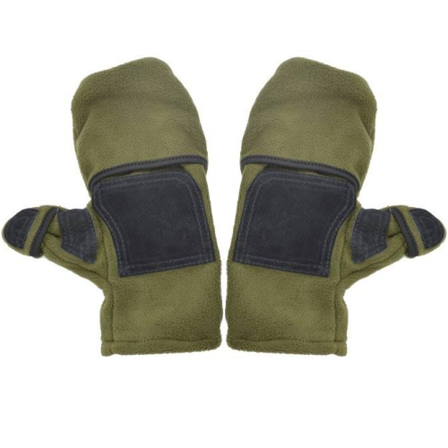 Перчатки Fishing ROI рыболовные с пал. (олива) L (18-02-01)