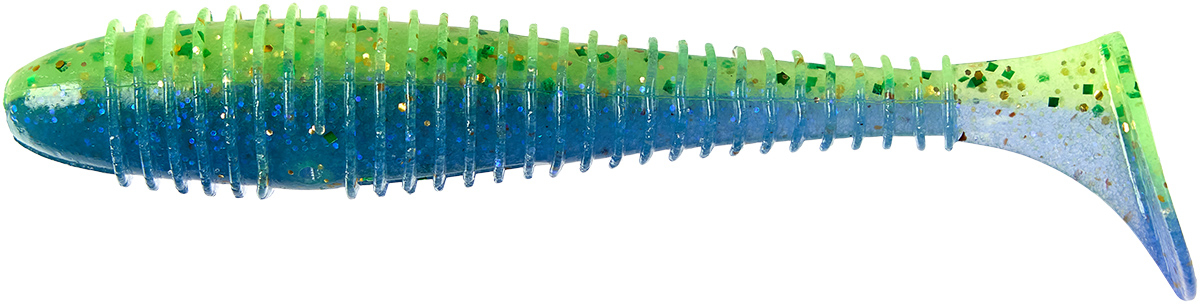 Силикон Keitech Swing Impact FAT 6.8" (3 шт/уп) ц:ea#17 midnight chart back