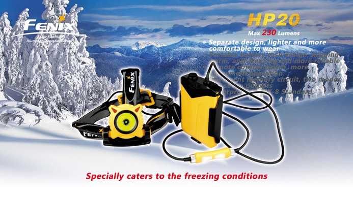 Налобный фонарь Fenix HP20 Cree XP-G  R5