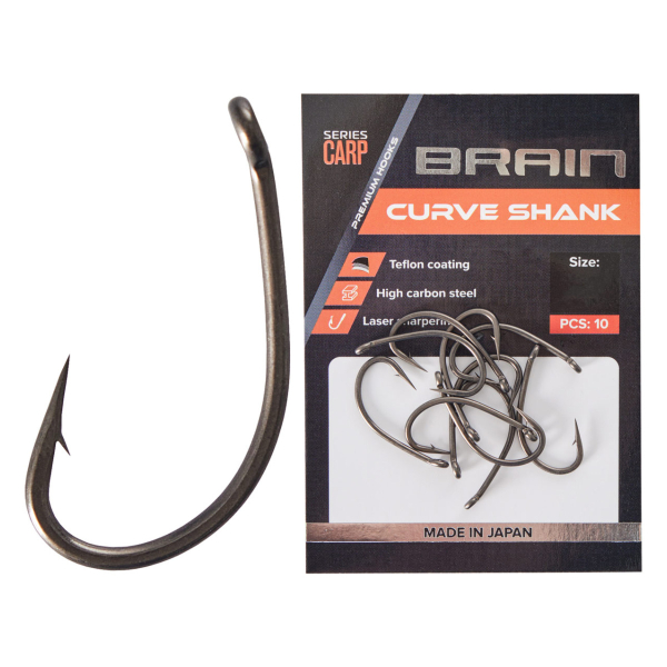 Гачок Brain Curve Shank #4 (10 шт/уп)