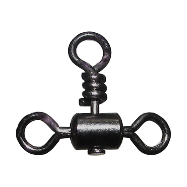 Вертлюг тройной  BratFishing Cross - line rolling swivel BD
