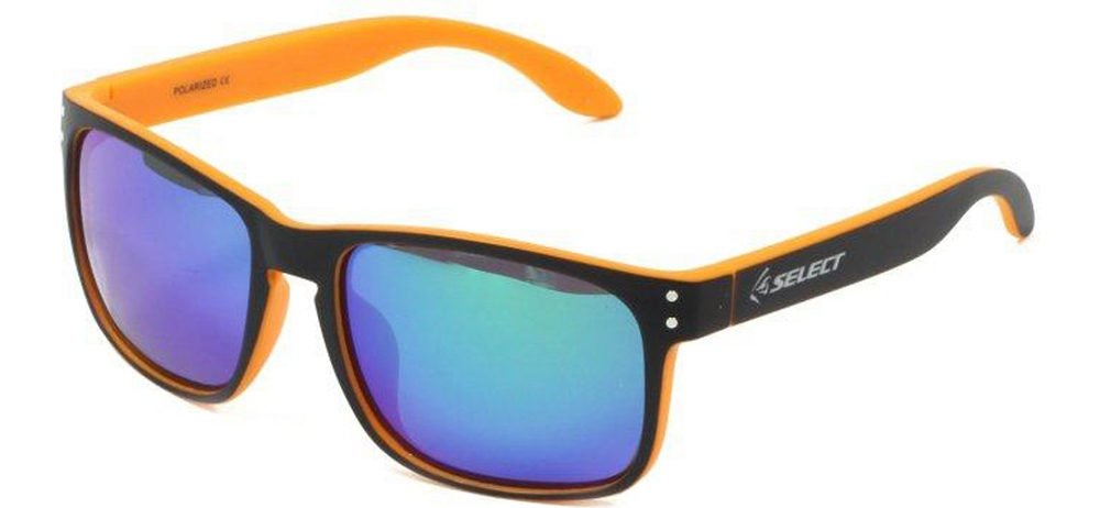 Поляризационные очки Select CS3-MBO-GR (линзы серый хамелеон) черно-оранжевые