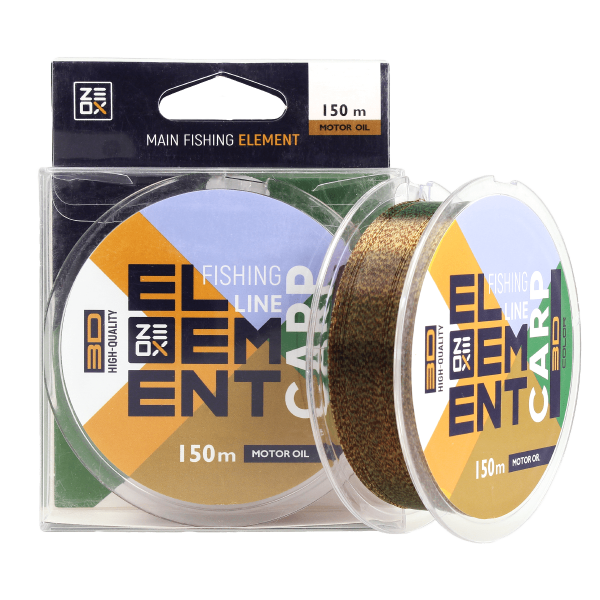 Волосінь ZEOX 3D Element Carp 150м Motor Oil 0.330мм