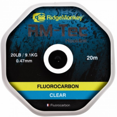 Поводочный флюрокарбоновый материал Ridge Monkey RM-TEC Fluorocarbon Hooklink 