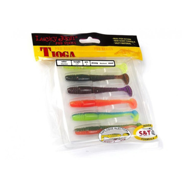 Виброхвост LJ Pro Series TIOGA 3.4"