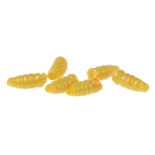 Приманка съедобная Berkley Gulp! Power Maggot Yellow (110 шт) (Опарыш желтый)
