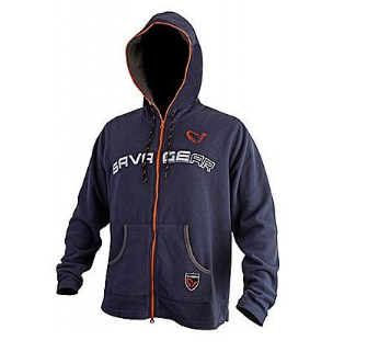 Куртка флісова Savage Gear Fleece Hoodie Midnight Blue Jacket
