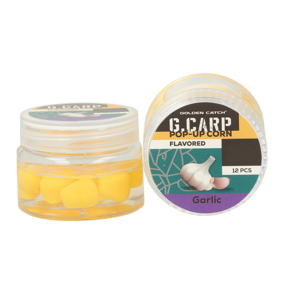 Кукурудза в діпі GC G.Carp Pop-Up Flavored 10мм (12шт)Garlic
