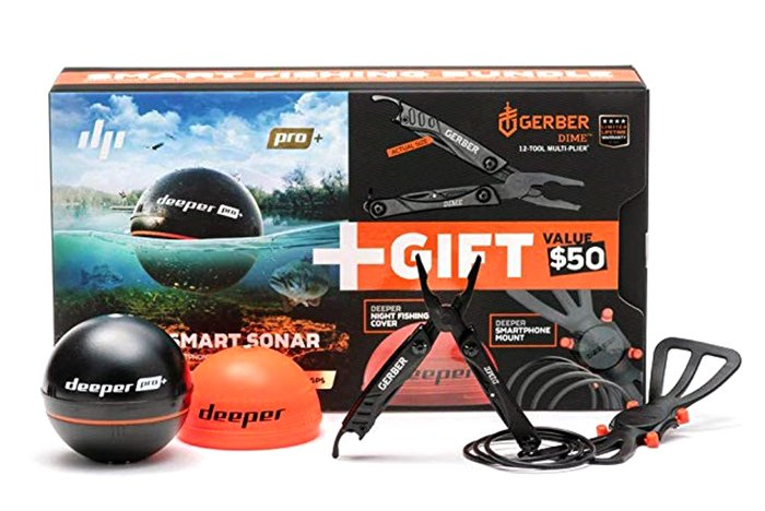 Cмарт-эхолот Deeper Pro+ Wifi + GPS Christmas Bundle