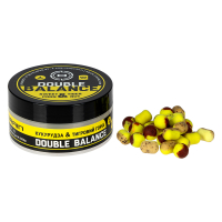 Бойлы Brain Double Balance Sweet Corn &amp; Tiger Nut (кукуруза + тигровый орех) 8+6х10mm