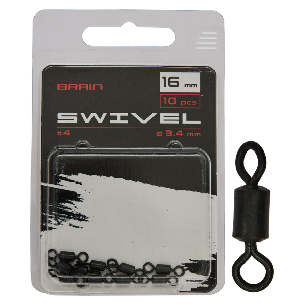 Вертлюжок Brain Swivel #4, 16mm, diam 3.4mm (10 шт/уп) SGCA-8008-4