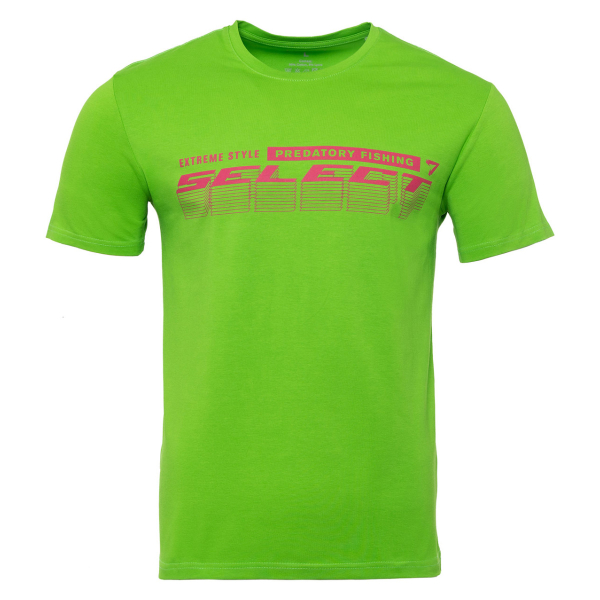Футболка Select T-Shirt Graded Logo Lime Global Lime
