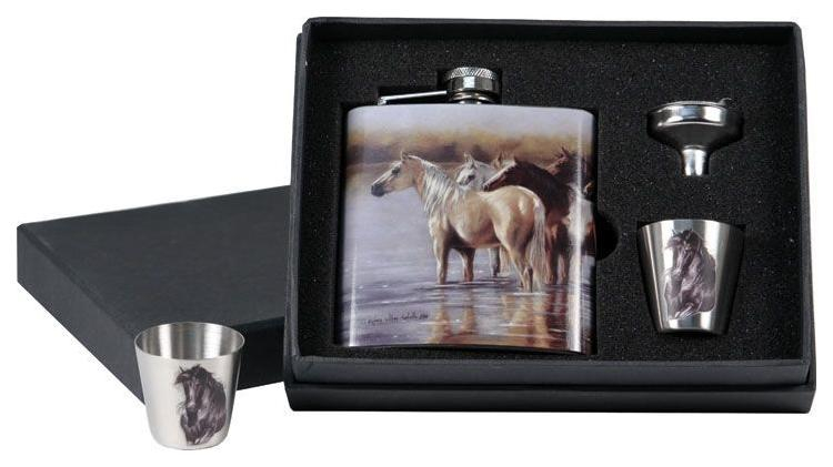 Набір (фляга + чарки) Riversedge Camo Flask w/shot glasses (фляга і 2 чарки)