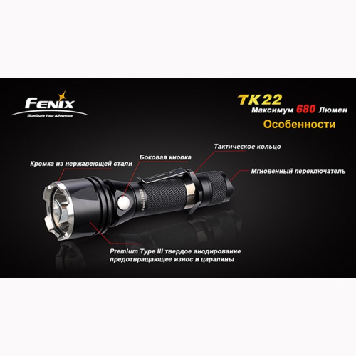 Фонарь Fenix TK22 Cree XM-L2 (U2)