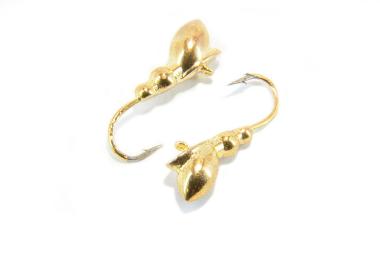 Блешня вольфрамова Муха 5мм (золото)