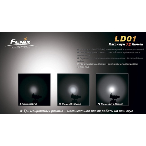 Фонарь Fenix LD01 Cree XP-E