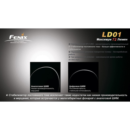 Фонарь Fenix LD01 Cree XP-E