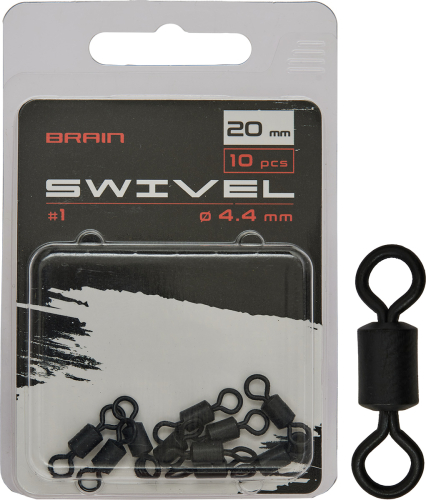 Вертлюжок Brain Swivel #1, 20mm, diam 4.4mm (10 шт/уп) SGCA-8008-1