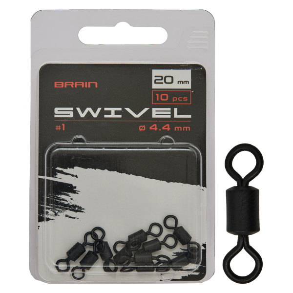 Вертлюжок Brain Swivel #1, 20mm, diam 4.4mm (10 шт/уп) SGCA-8008-1