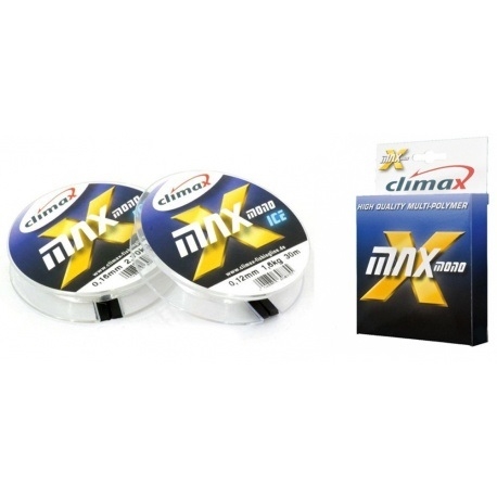 Леска зимняя Climax X-Max IceMono 0.10mm 1.1kg 50m прозрачная