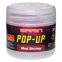 Бойли Brain Pop-Up F1 Mad Shrimp (креветка/спеції) 12mm 15g