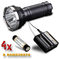 Фірмовий пошуковий набір Fenix TK75 U2 + зарядка Fenix + 4 ак Fenix
