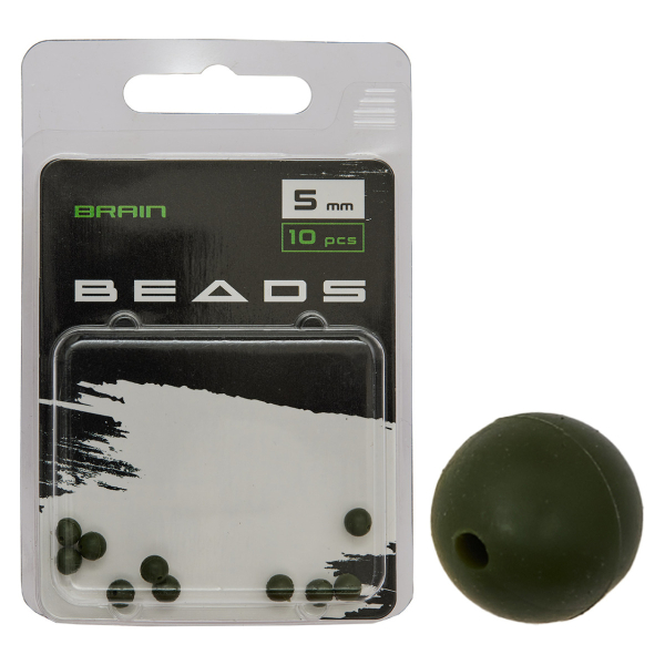 Бусинка Brain Beads 5mm (10 шт/уп) Green SGXA-9240-5