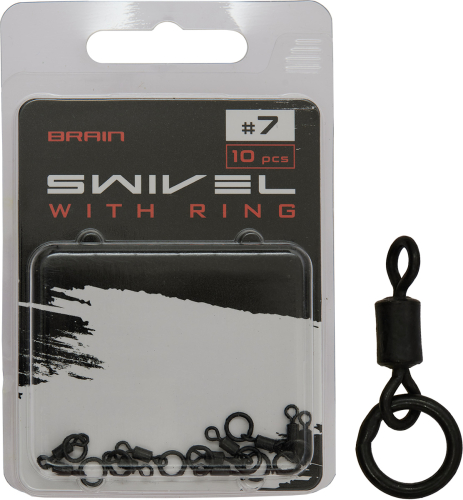 Вертлюжок Brain Swivel With Ring #7 (10 шт/уп) SGCA-8013-7