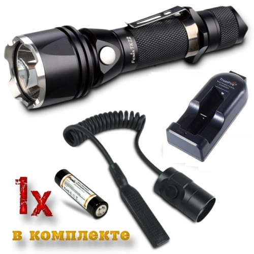 Тактический набор Fenix TK22 U2 + AR102 + Аккум Fenix + зарядка TR002 в подарок