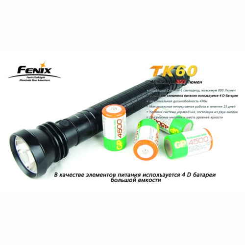 Фонарь Fenix TK60 Cree XM-L (R5)
