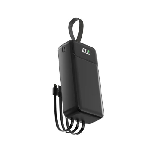 Power Bank Aspor A317 Fast Charge 30000mAh (USB-C/USB/Type-C/Lightning/22.5W)- чорний (900168)